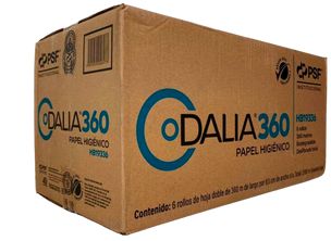 Papel higiénico dalia 360 c/6