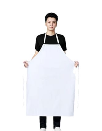 Mandil ansell vinyl blanco 20 mil 35×45