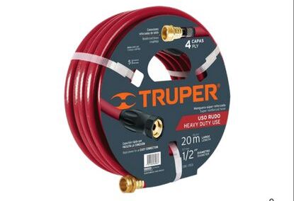 Manguera reforzada 4 capas 12 20 metros truper